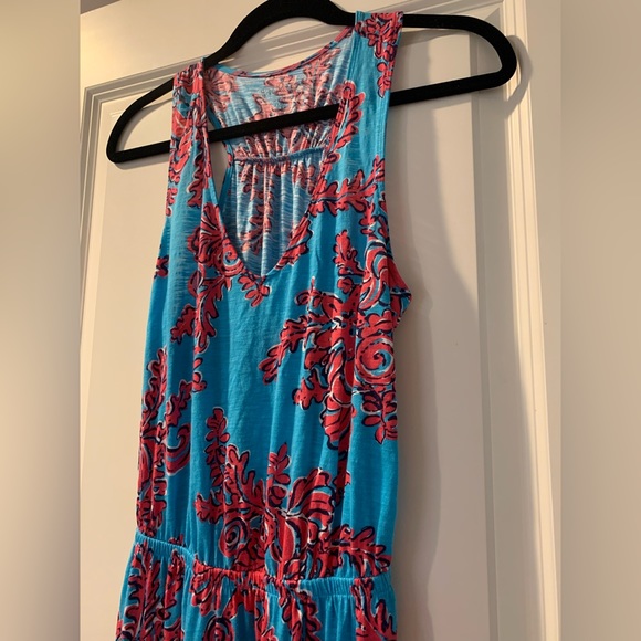Lilly Pulitzer Mills Rhode Island Reef Print Maxi Dress size XS - Picture 5 of 5